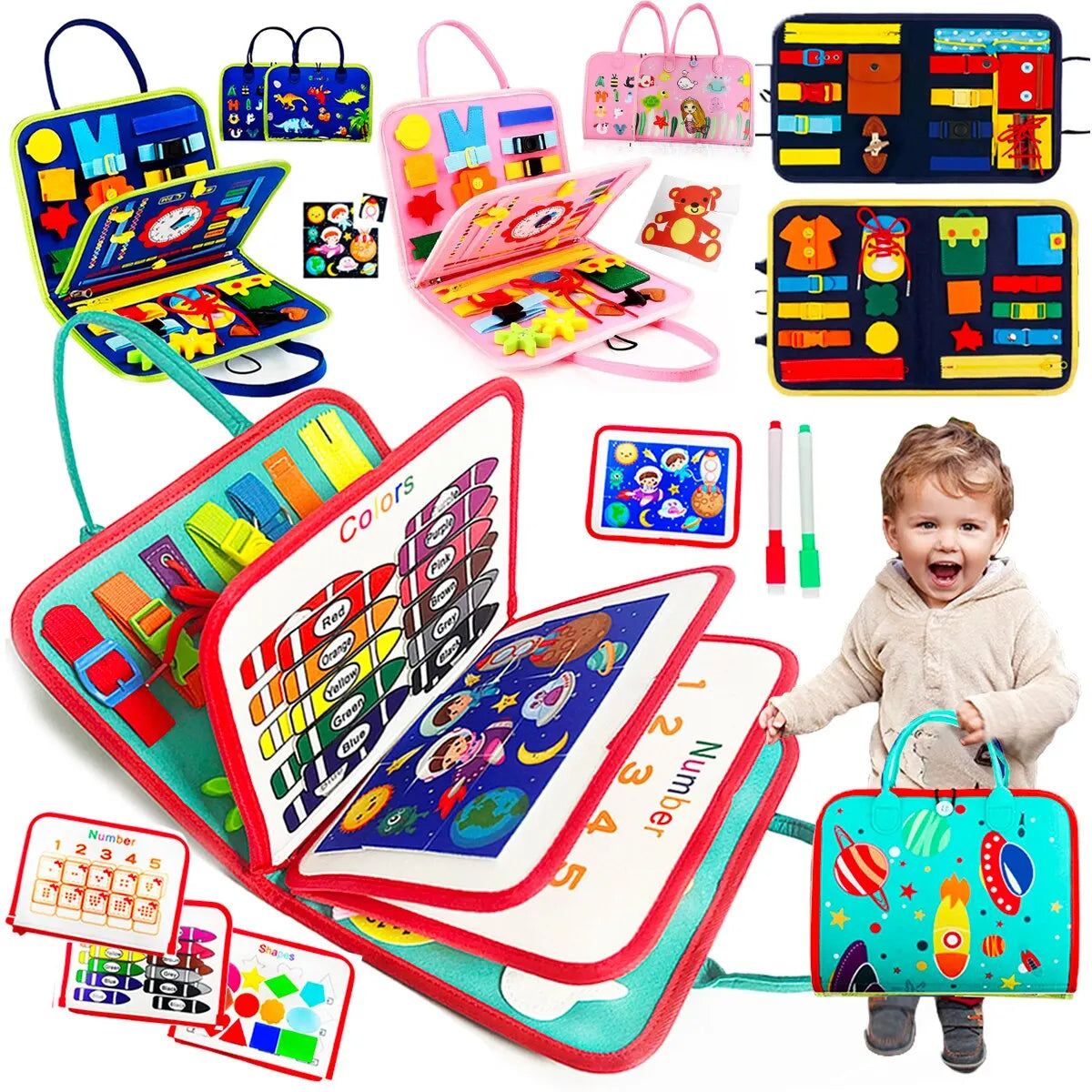 Montessori Busy Board Toddlers