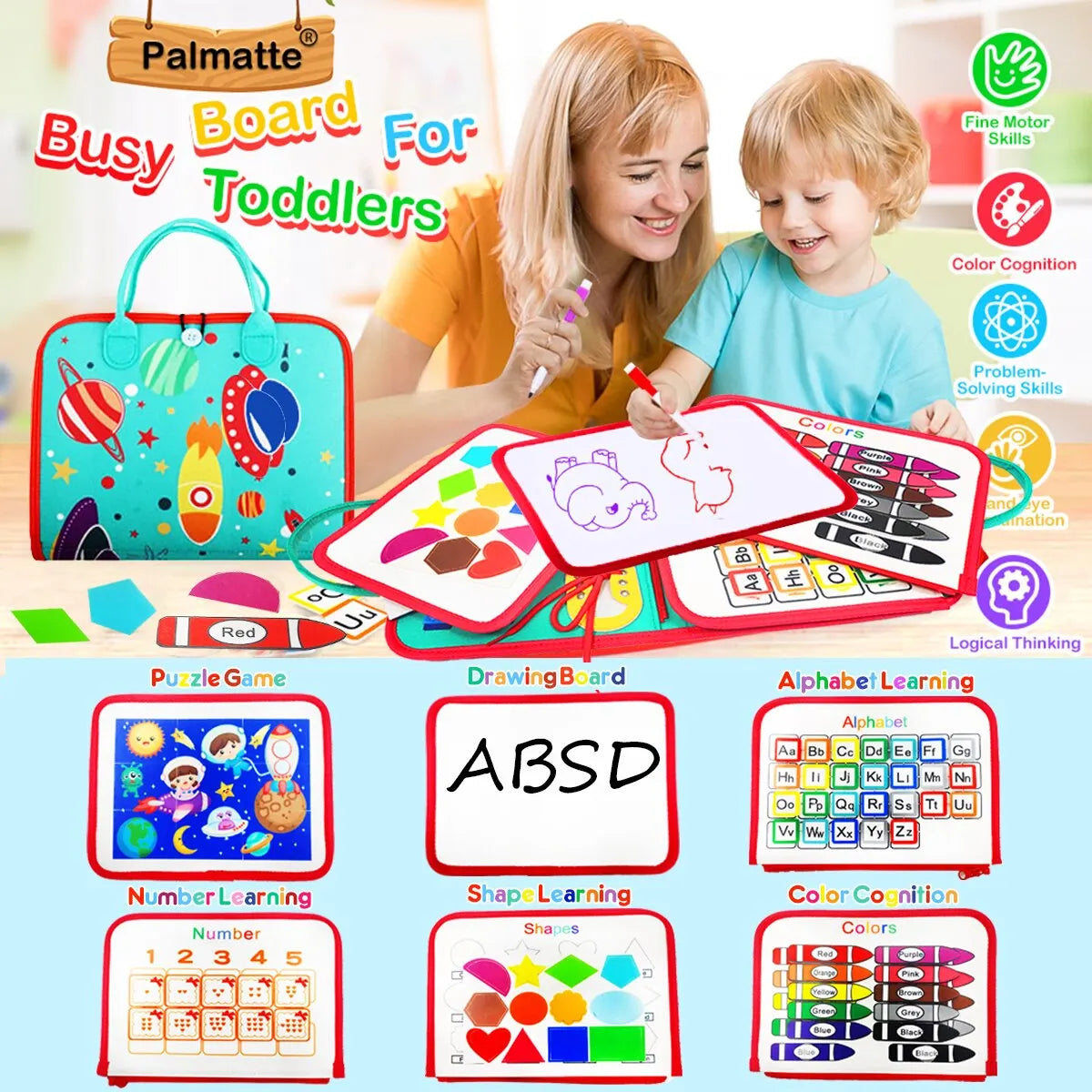 Montessori Busy Board Toddlers