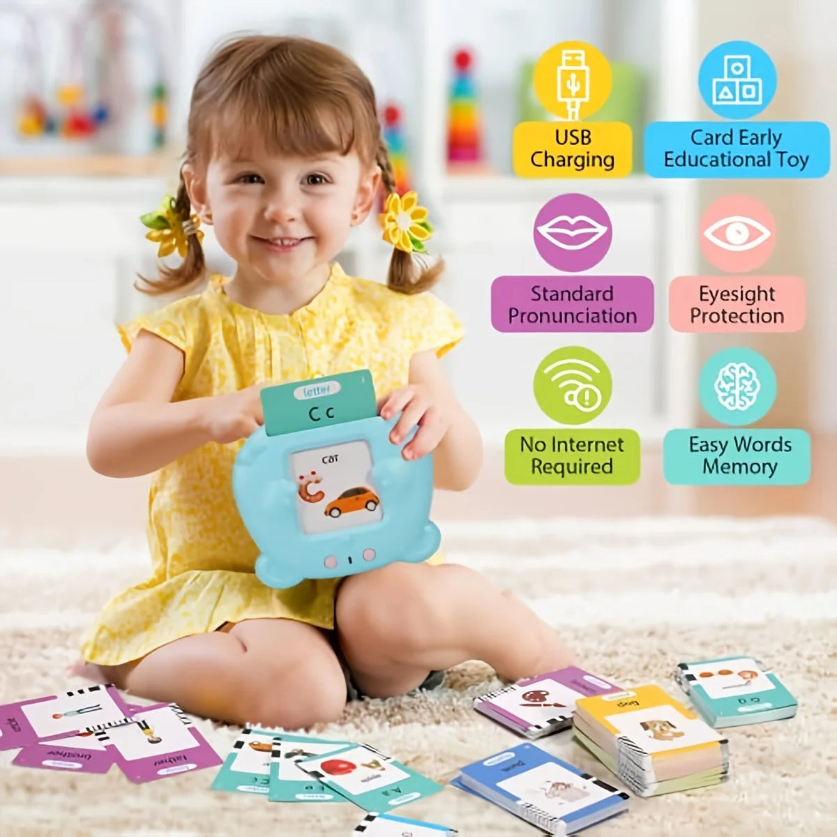 Learning Machine for Kid Talking Flash Cards