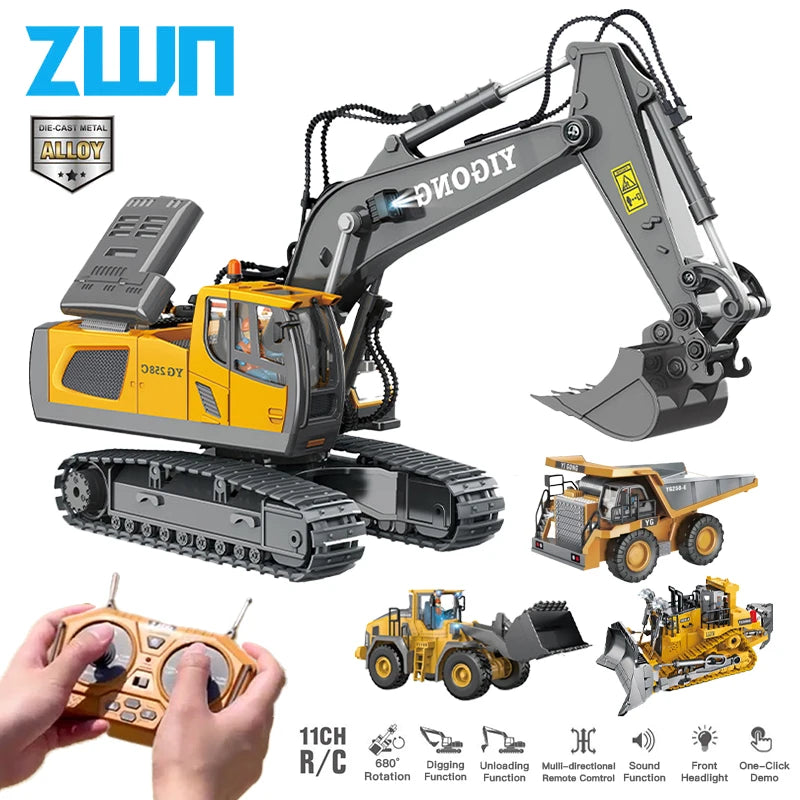 RC Excavator Dump Truck Construction Vehicle