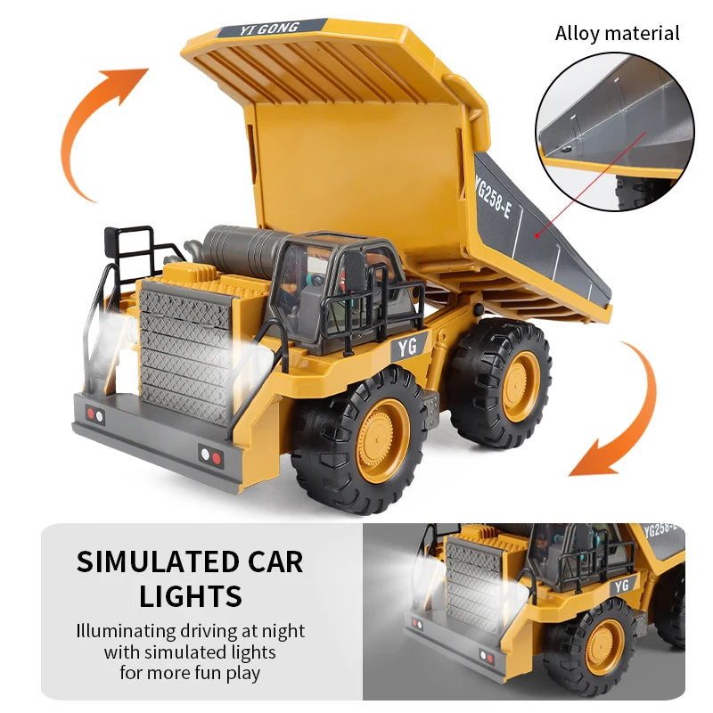 RC Excavator Dump Truck Construction Vehicle