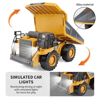 RC Excavator Dump Truck Construction Vehicle